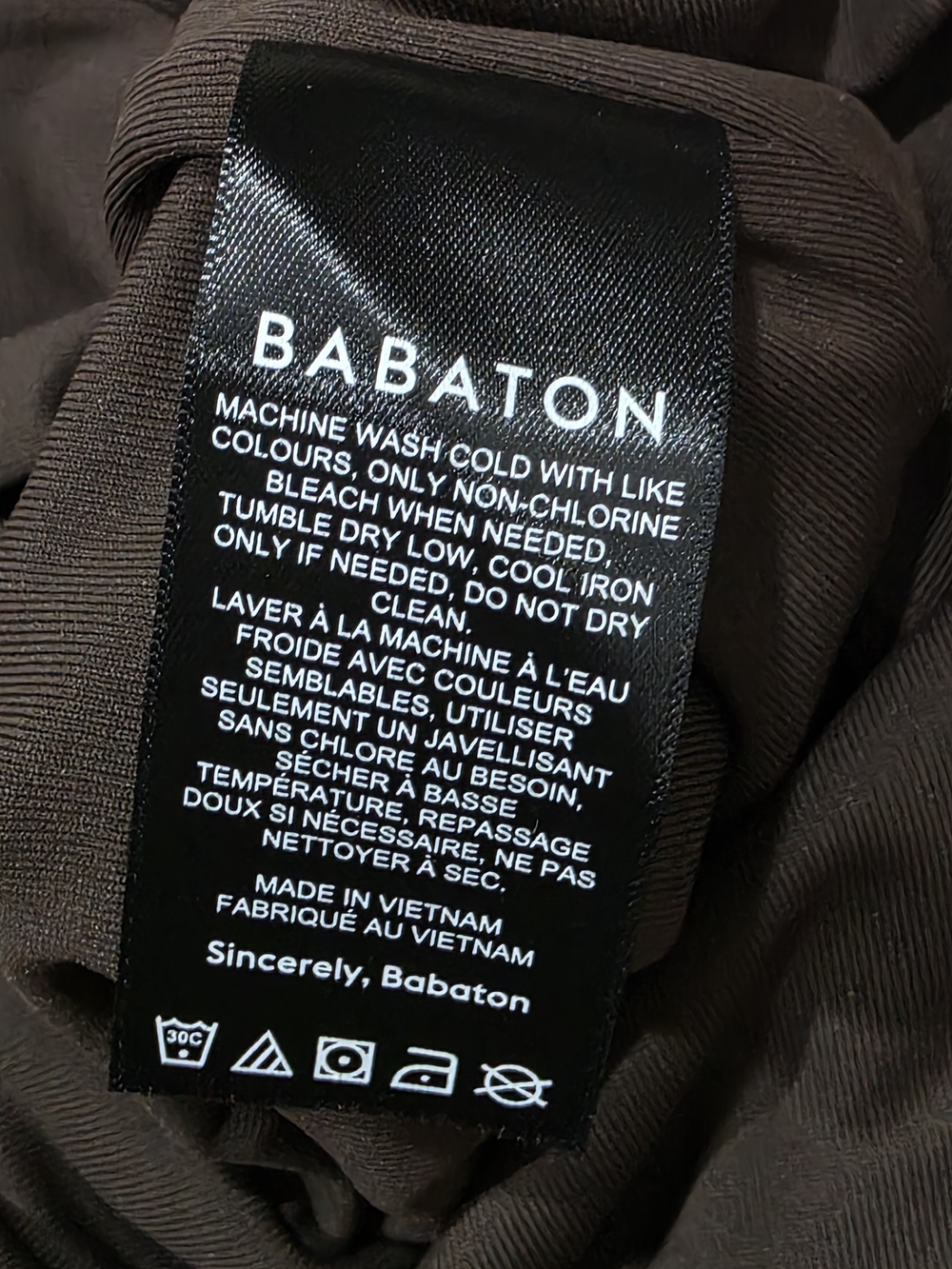 EUC Aritzia Babaton Contour Scoopneck Longsleeve - Mocha Brown Size M - Picture 7 of 8